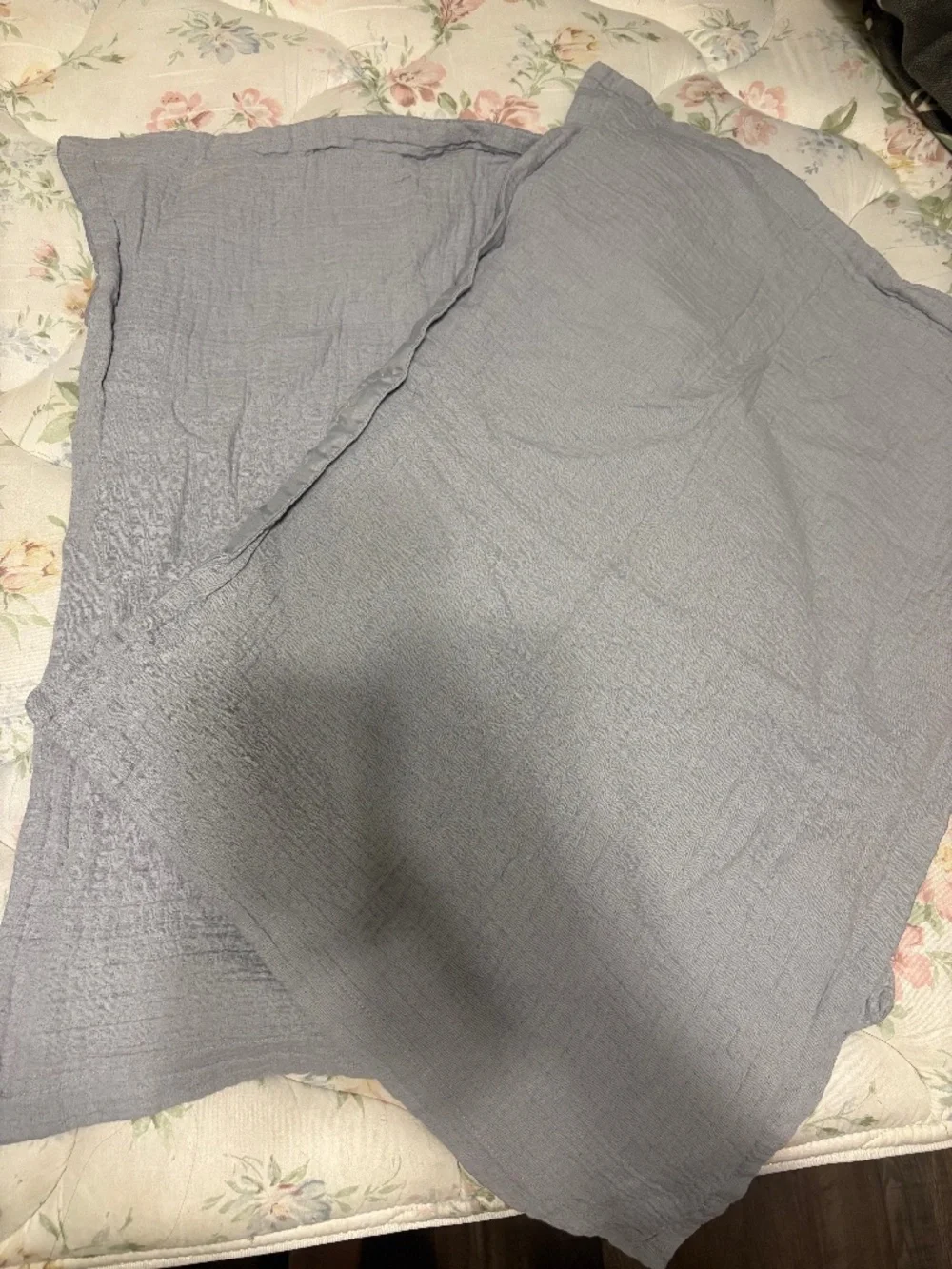 BHG Crinkled Gauze Duvet Cover w/Shams